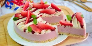Receta de Tarta de queso y fresas sin horno: un postre fácil, delicioso y refrescante