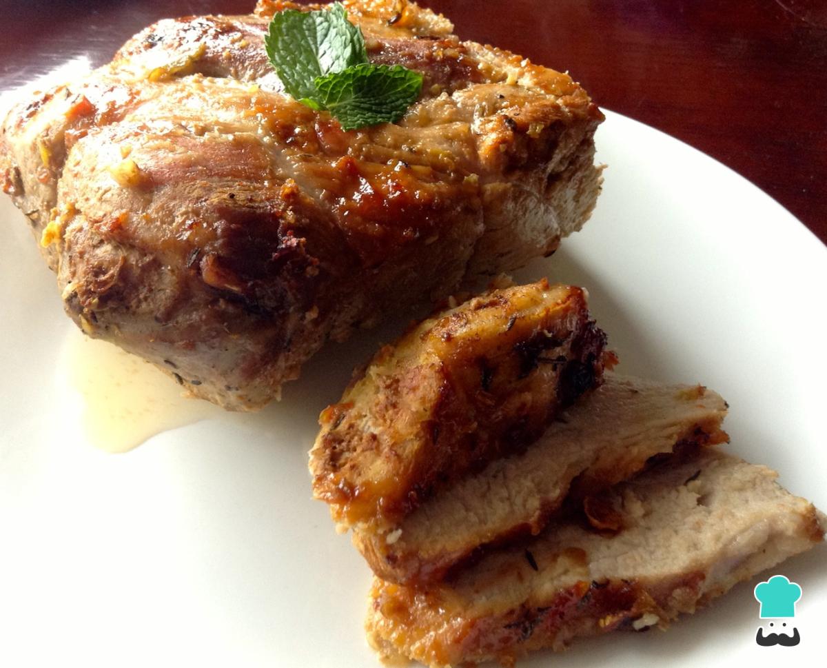 Receta de Pierna de cerdo al horno jugosa