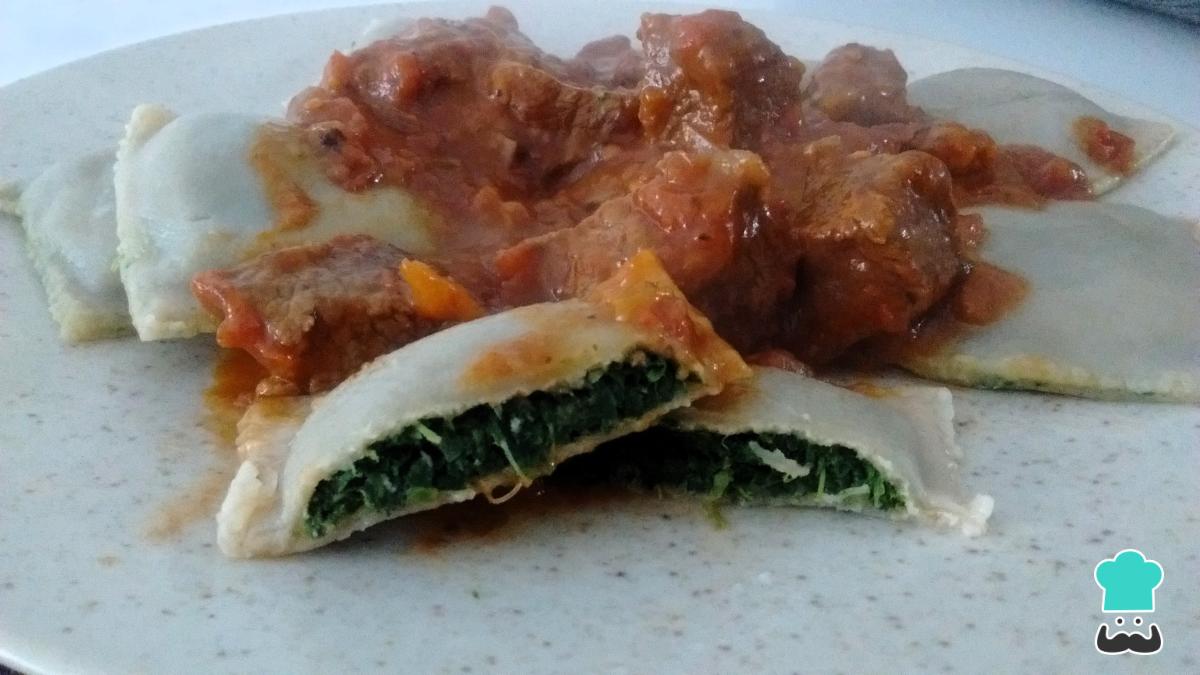 Receta de Ravioles de verdura