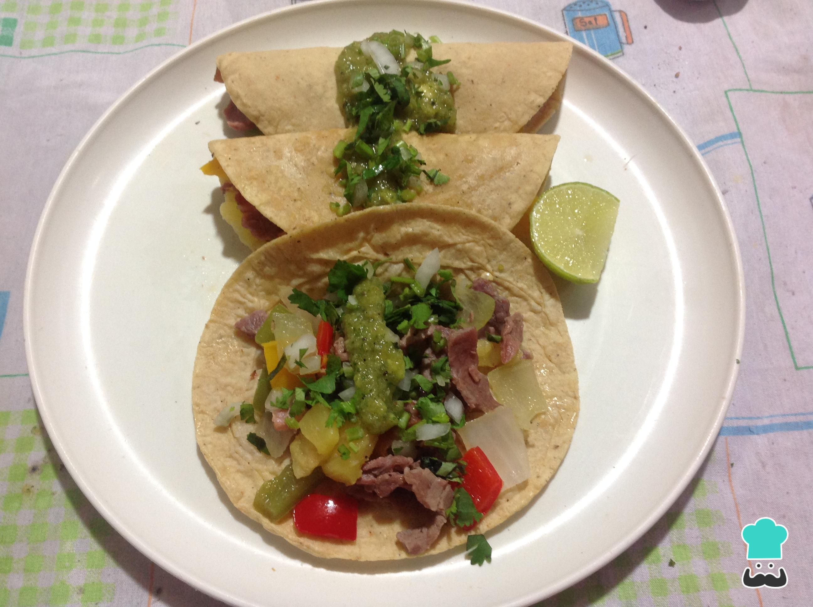 Tacos de alambre de res Fácil