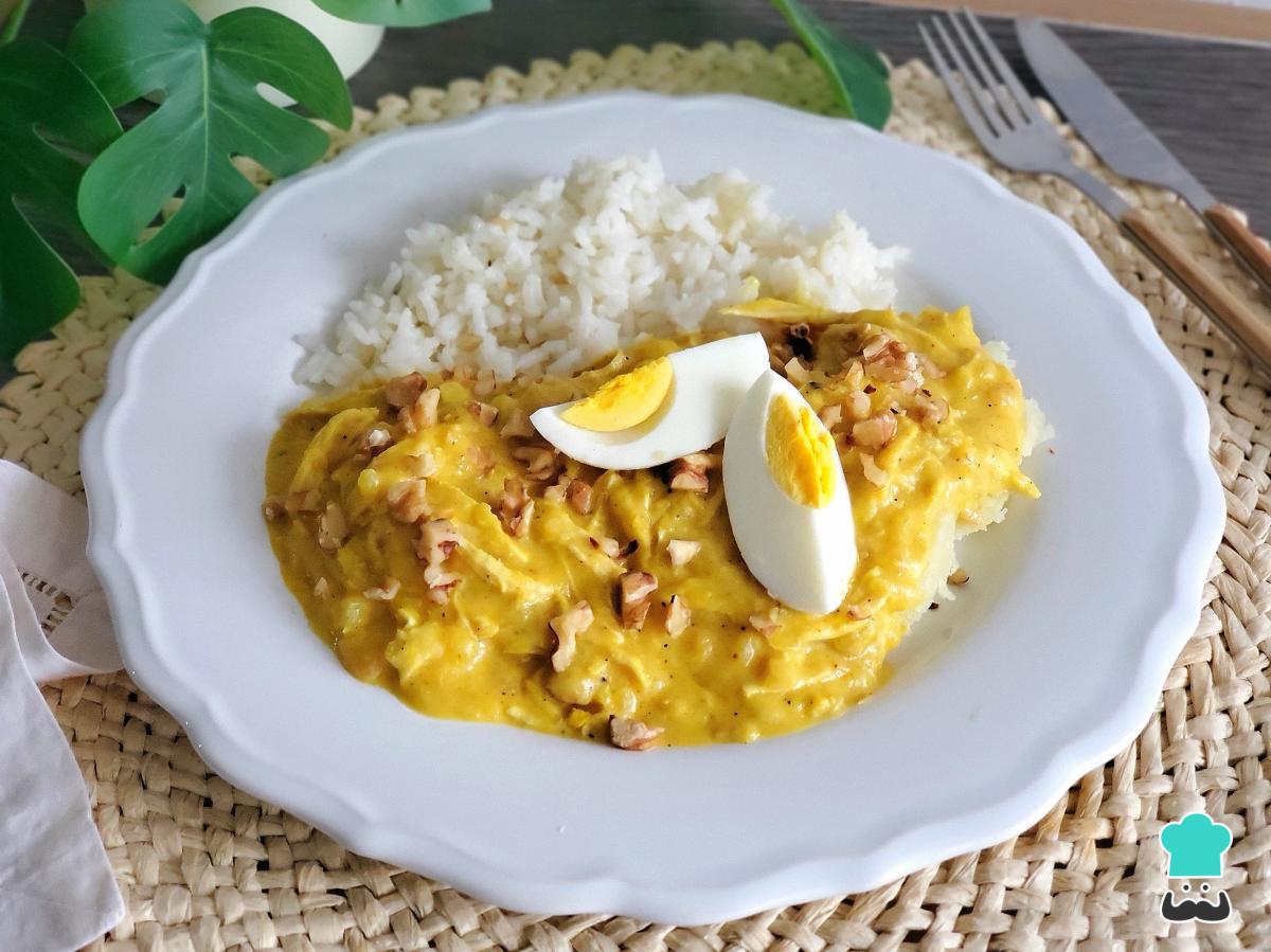Receta de Ají de gallina peruano