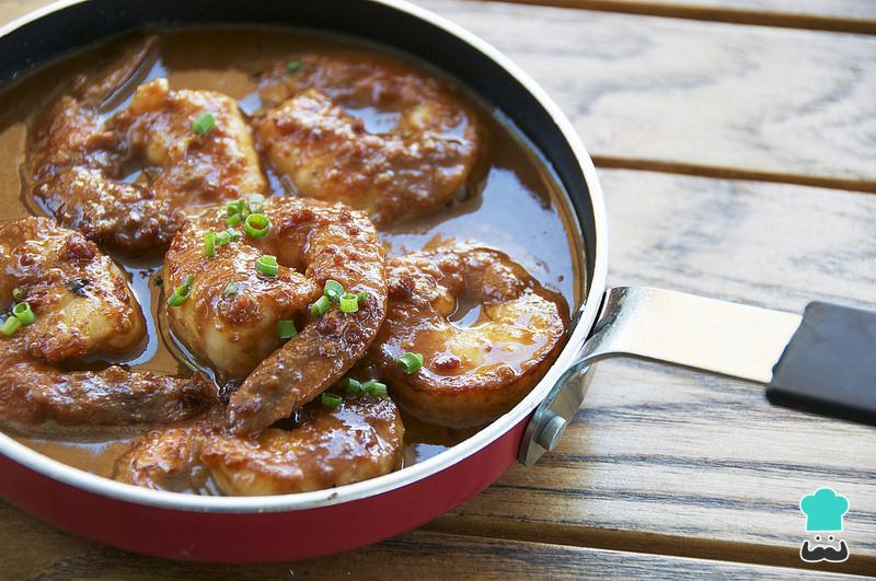 Camarones al ajillo con mantequilla