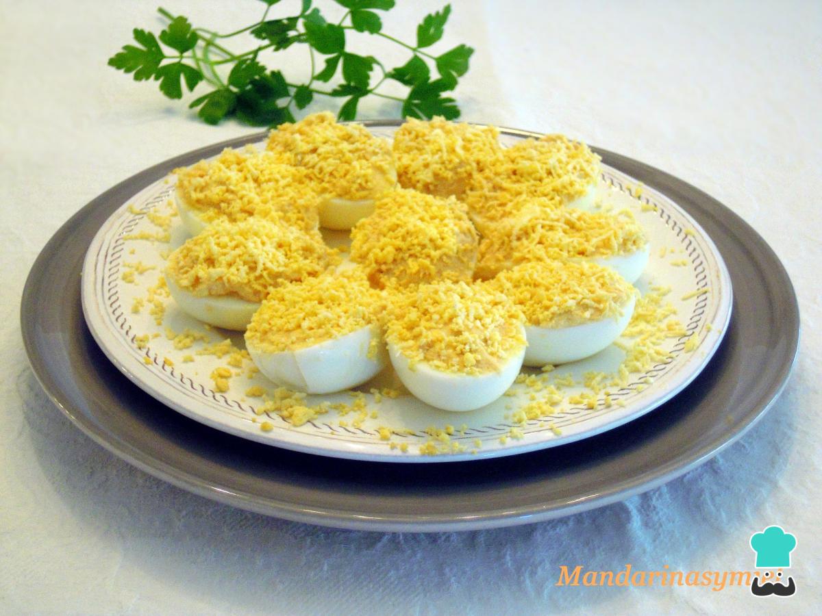 Receta de Huevos rellenos de atún