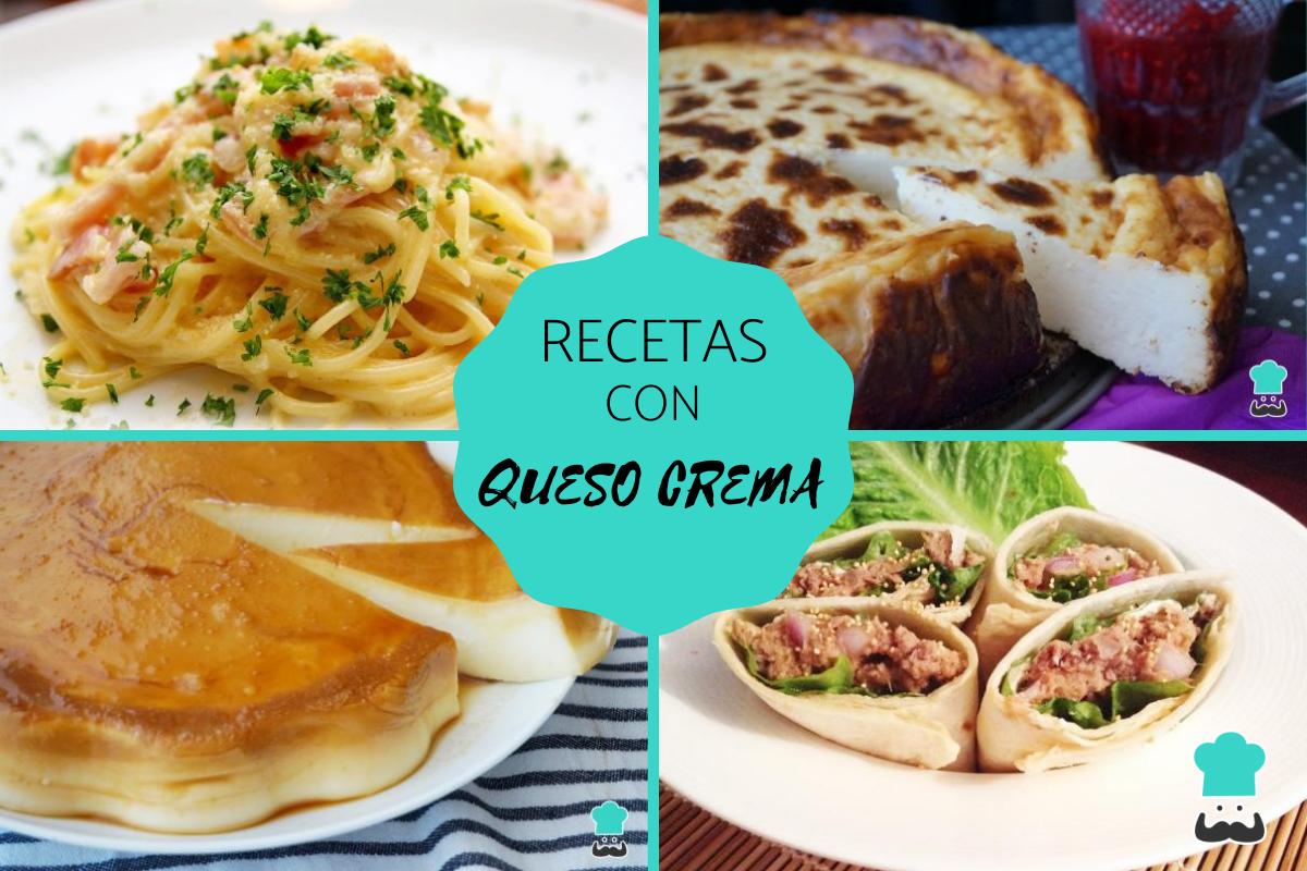 Recetas con queso crema