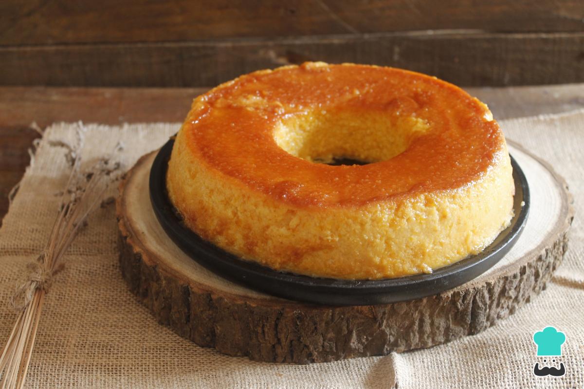 Receta de Torta de auyama tipo quesillo