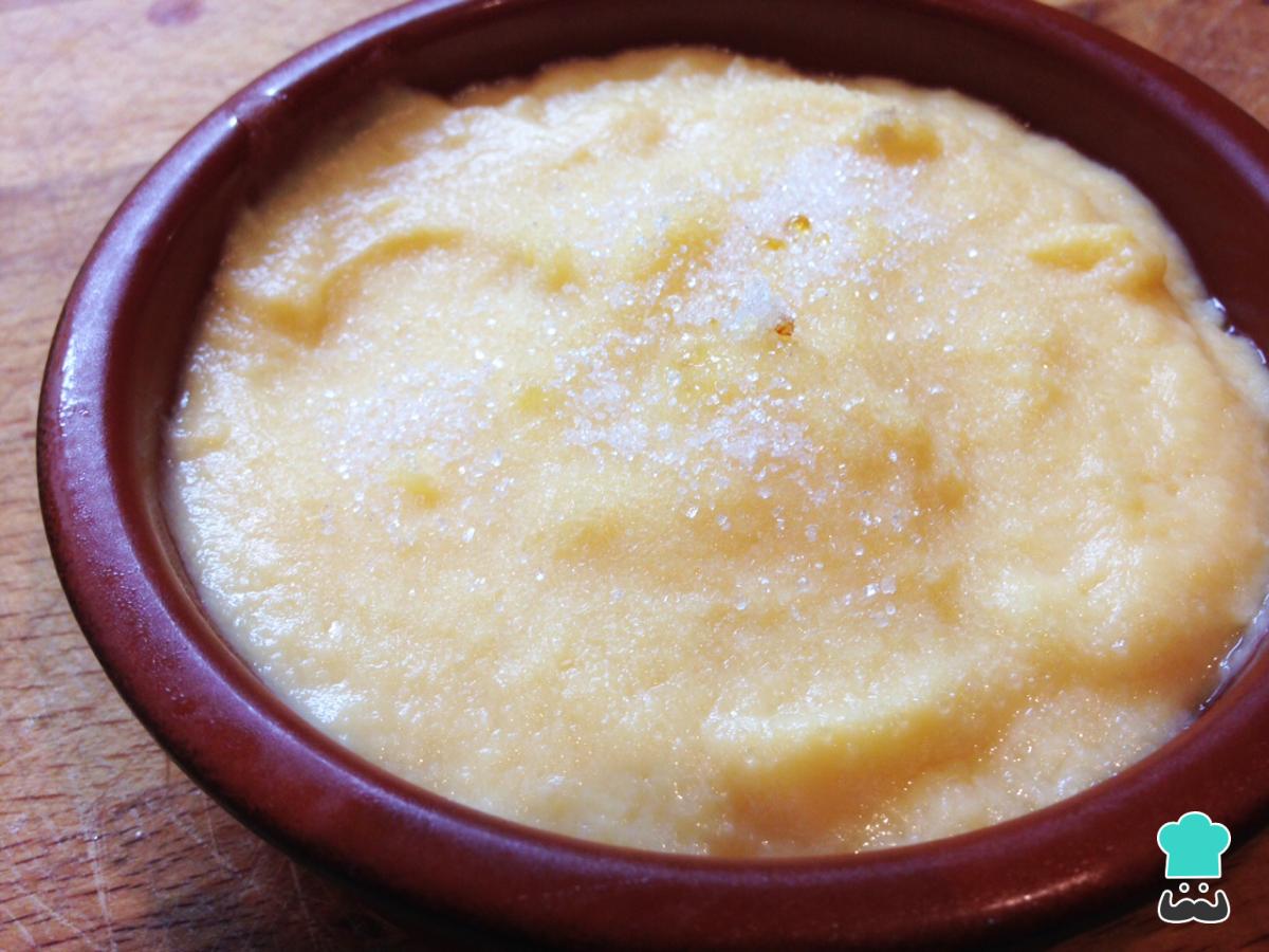 Receta de Crema catalana sin lactosa