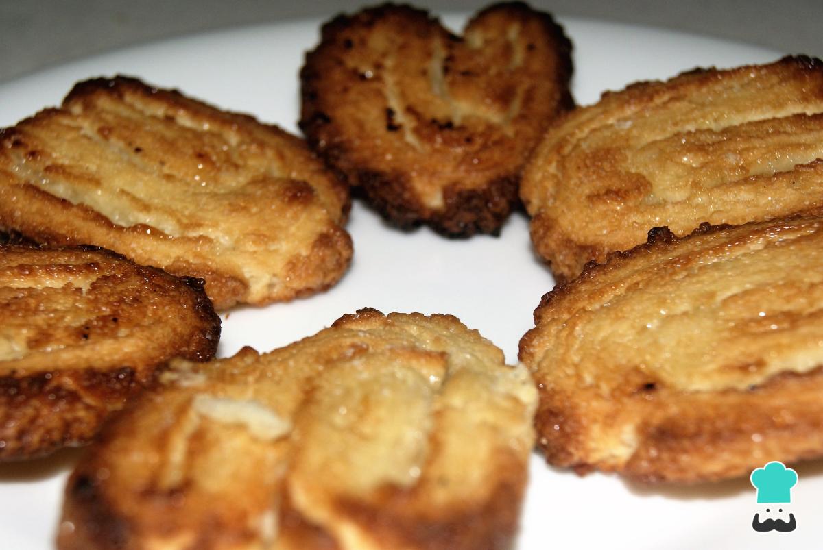 Receta de Palmeritas de hojaldre