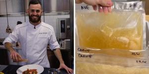 Alfredo Vozmediano, chef: “Si quieres ahorrar espacio en el congelador, guarda el caldo así”
