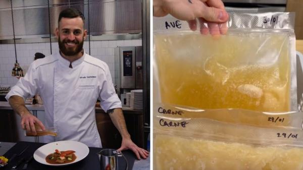 Alfredo Vozmediano, chef: “Si quieres ahorrar espacio en el congelador, guarda el caldo así”