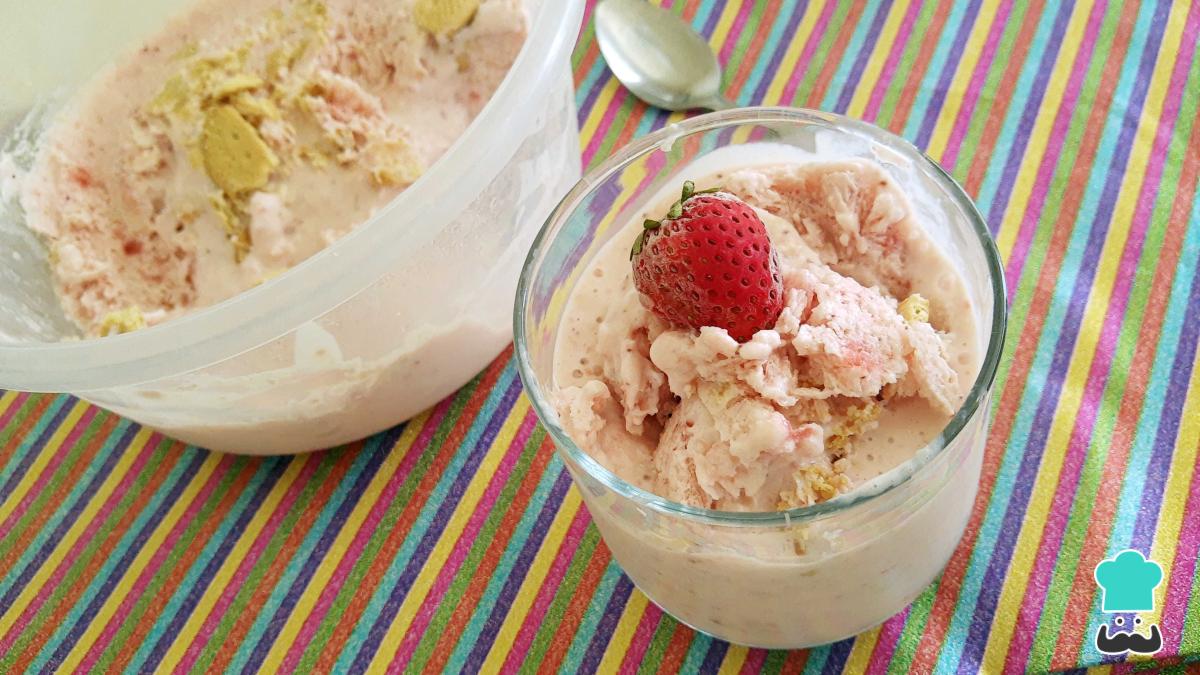 Receta de Nieve de yogur