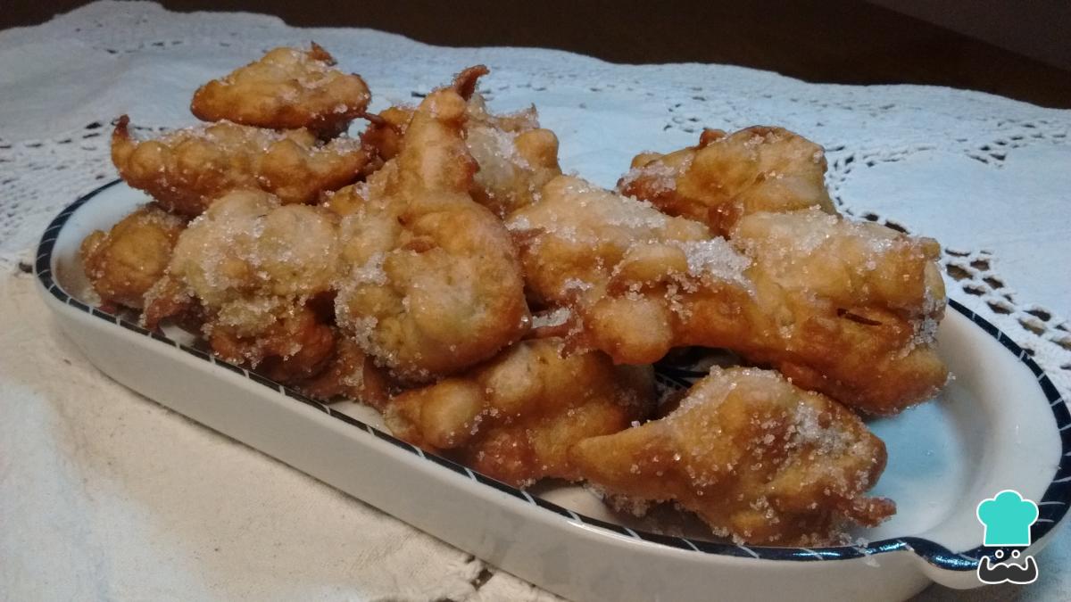 Receta de Buñuelos de manzana de la abuela