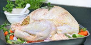 Receta de Cómo se hace un Pavo relleno navideño