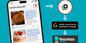 Añade Recetas Gratis como fuente preferida y no te pierdas nuestras noticias