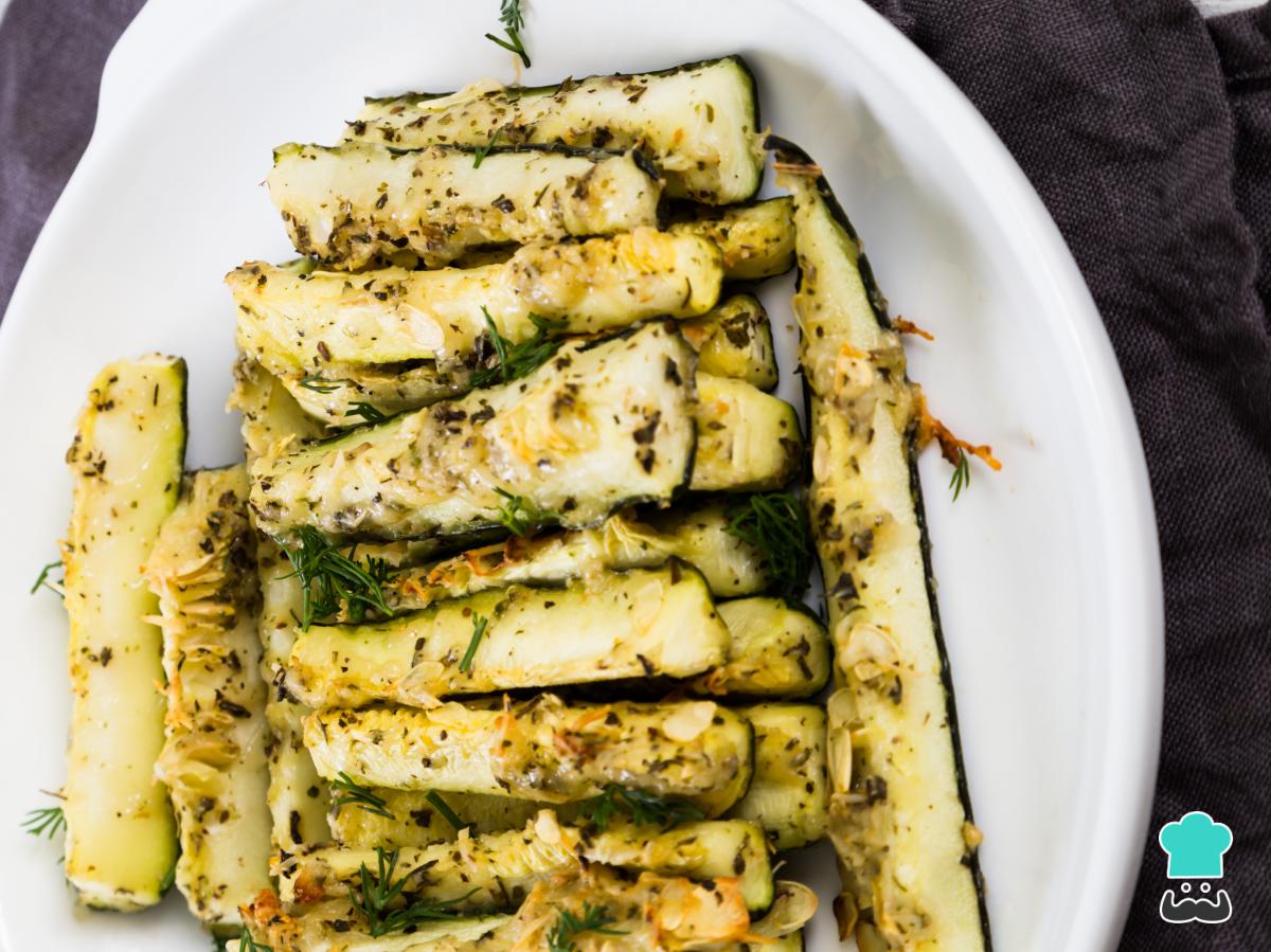 Receta de Calabacín al horno con parmesano