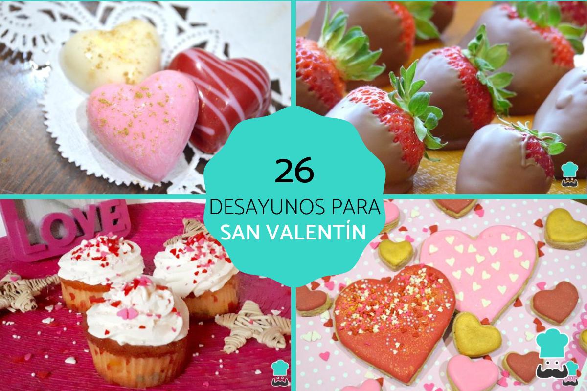 Desayunos para San Valentín