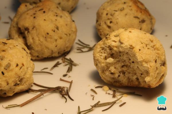 Receta de Pan con oregano y romero