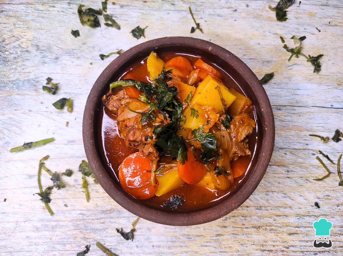 Receta de Estofado de carne chileno
