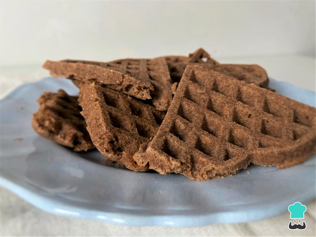 Receta de Gofres de avena