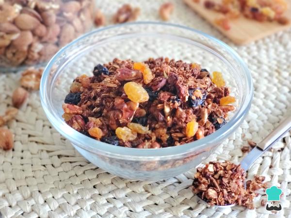 Receta de Granola casera sin azúcar - Paso 8
