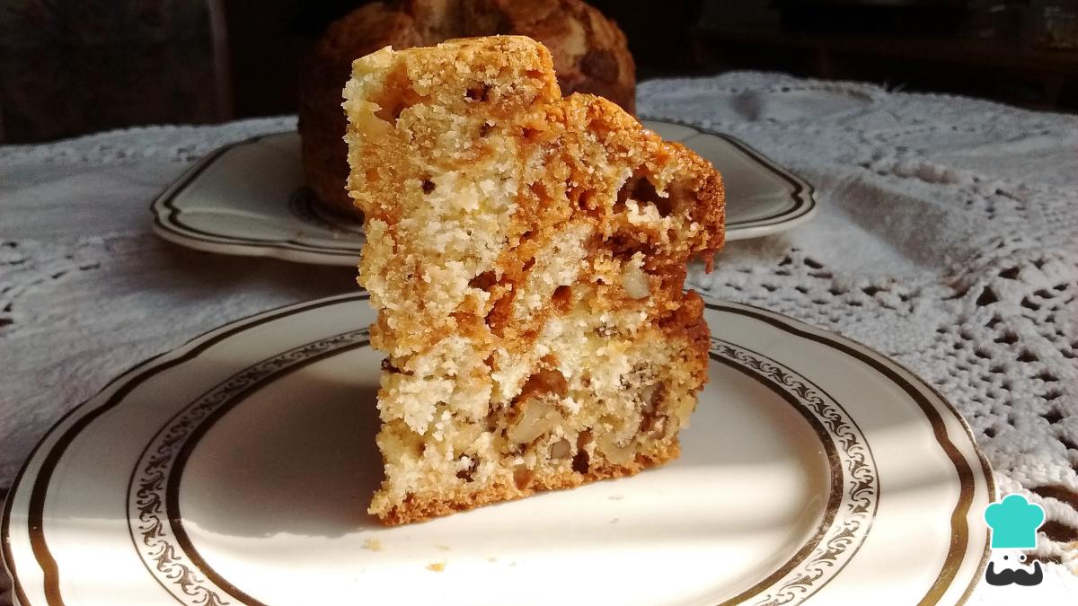 Receta de Torta de nuez y dulce de leche