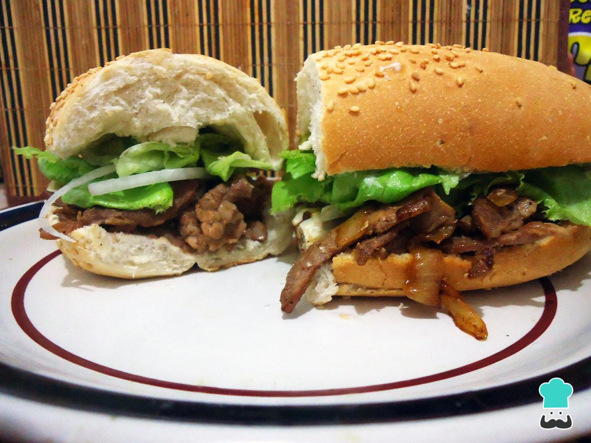 Receta de Baguette de carne de res