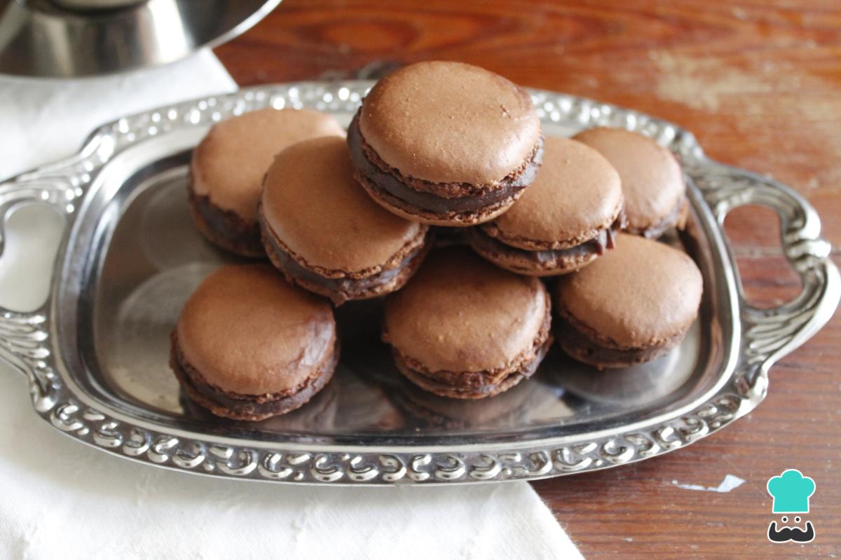 Receta de Macarons de chocolate