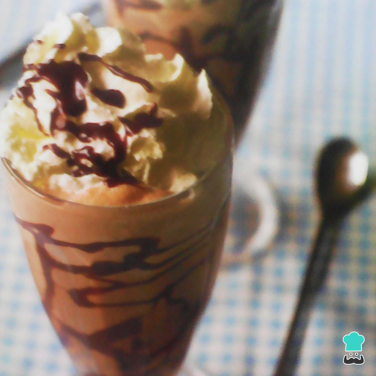 Batido de chocolate con café