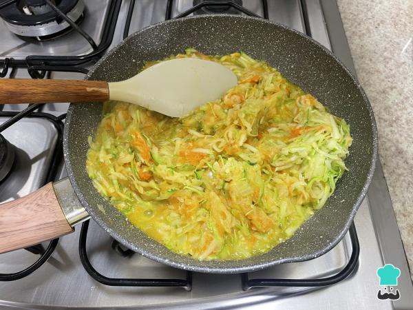 Receta de Budín de zapallo italiano sin pan - Paso 3