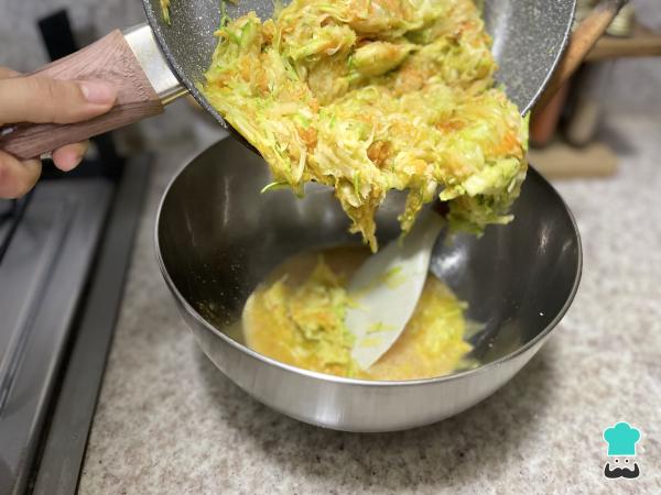 Receta de Budín de zapallo italiano sin pan - Paso 5