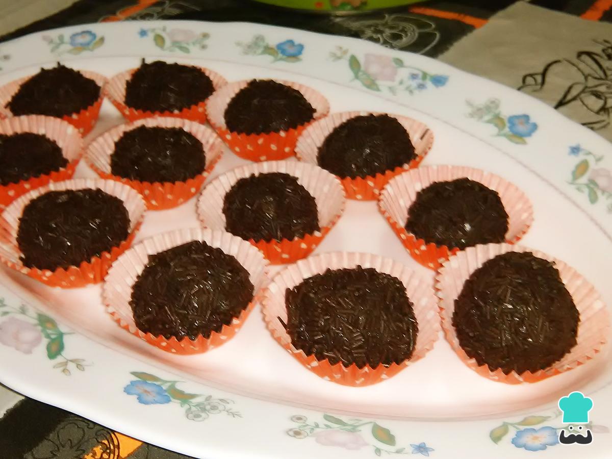 Receta de Brigadeiros de chocolate