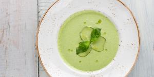Receta de Gazpacho de melón y aguacate
