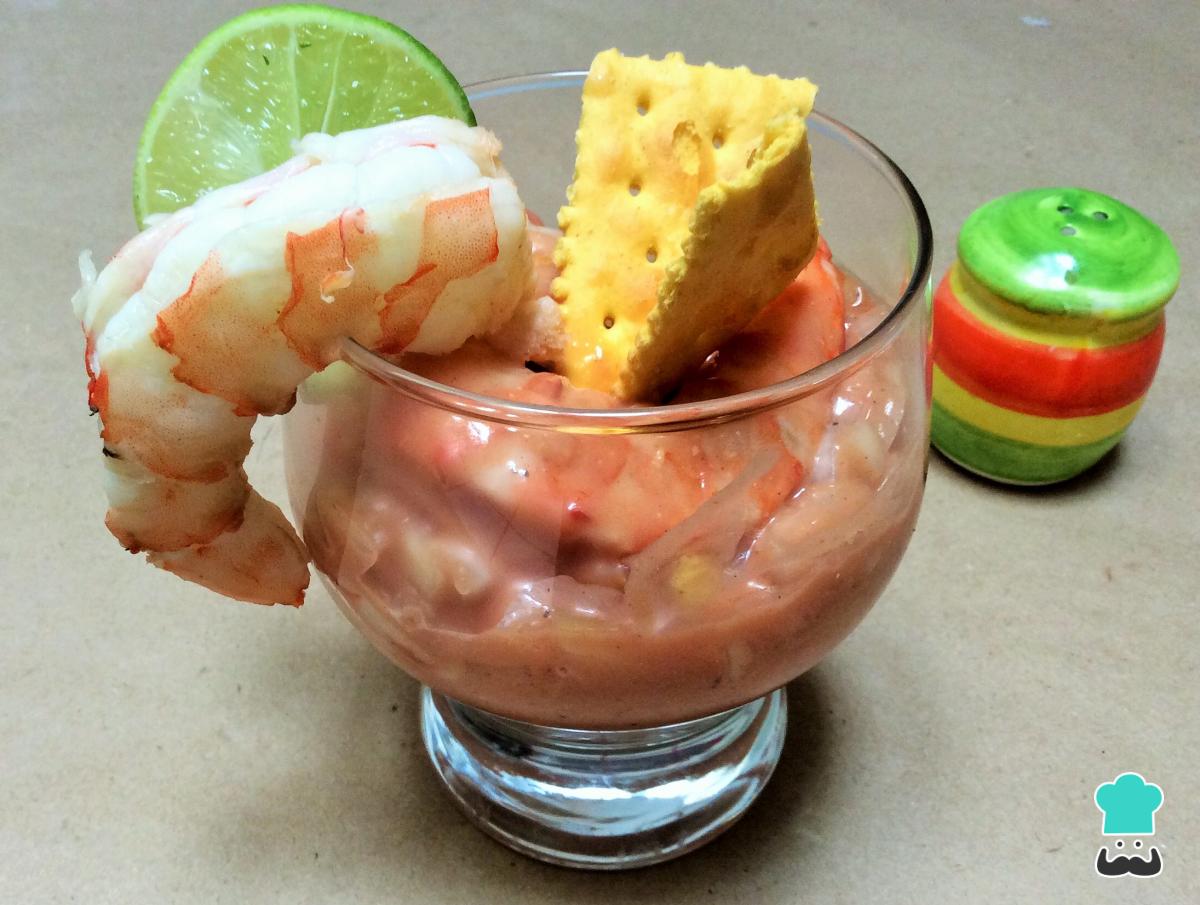 Receta de Ceviche de langostinos