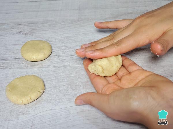 Receta de Galletas de mantequilla y coco - Paso 3