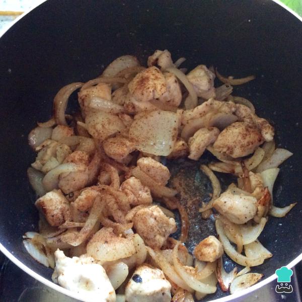 Receta de Pollo a la miel con almendras y canela - Paso 3