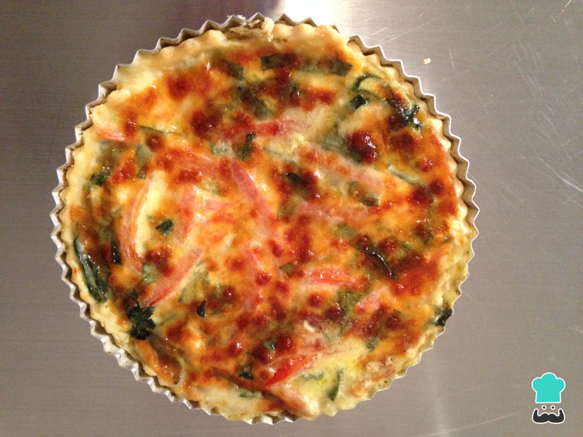 Receta de Tartaleta de espinaca, tomate y queso