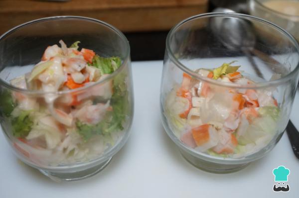 Receta de Cóctel de marisco con palitos de cangrejo - Paso 6