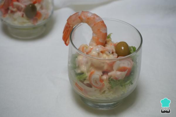 Receta de Cóctel de marisco con palitos de cangrejo - Paso 7