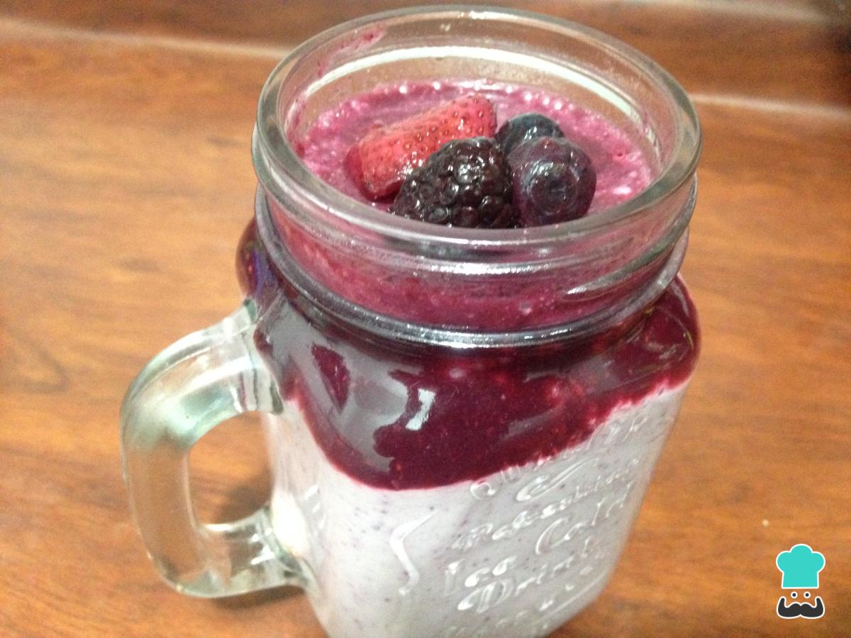 Receta de Mousse de frutos rojos