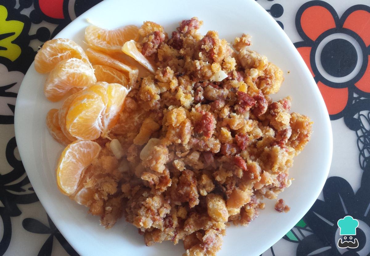 Receta de Migas de pan andaluzas