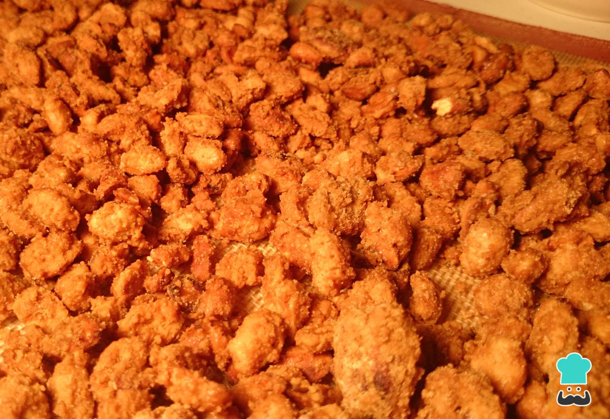 Receta de Cacahuates garapiñados