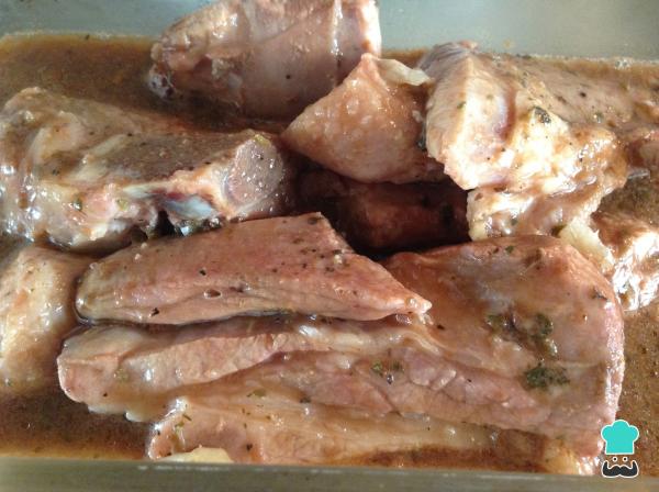 Receta de Costillas al horno con salsa barbacoa y miel - Paso 6