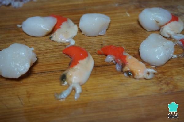 Receta de Vieiras a la gallega - Paso 1