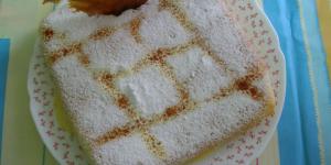 Bizcocho de crema pastelera