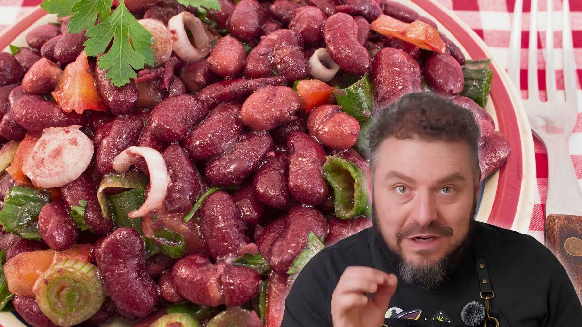 Carlos Gómez, cocinero: “Las alubias rojas de bote están más ricas con repollo, lombarda y 185 g de champiñones”