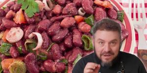 Carlos Gómez, cocinero: “Las alubias rojas de bote están más ricas con repollo, lombarda y 185 g de champiñones”