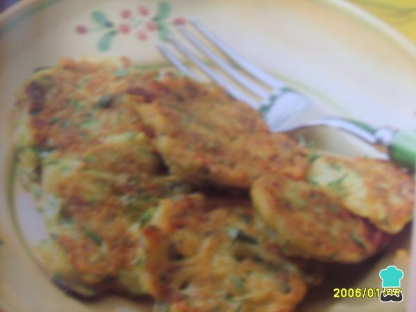 Receta de torrejitas de zucchini
