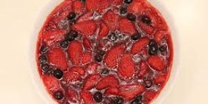 Receta de Frutas rojas envinadas