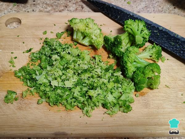 Receta de Tortitas de brócoli - Paso 2