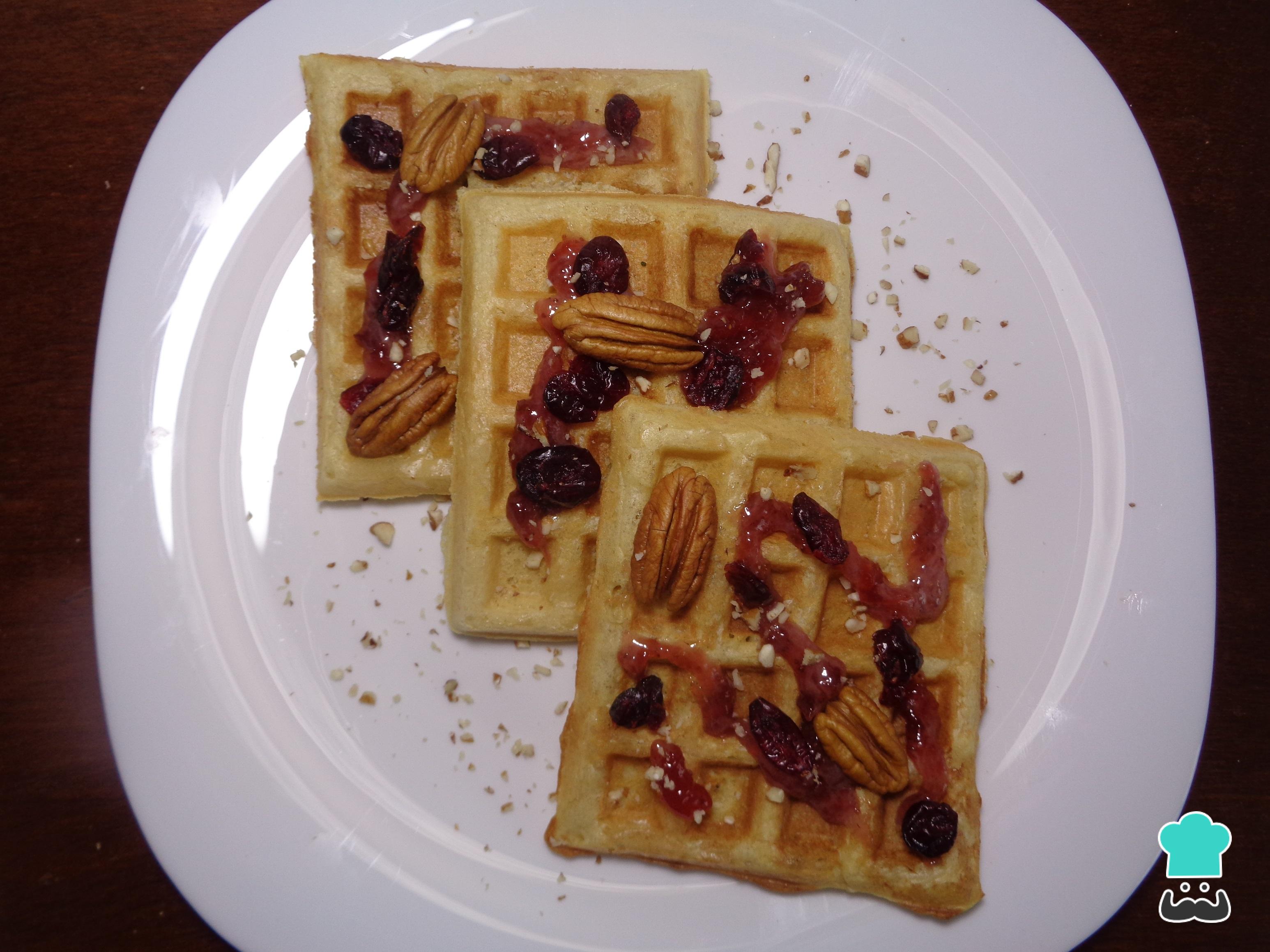 Waffles sin gluten Fácil
