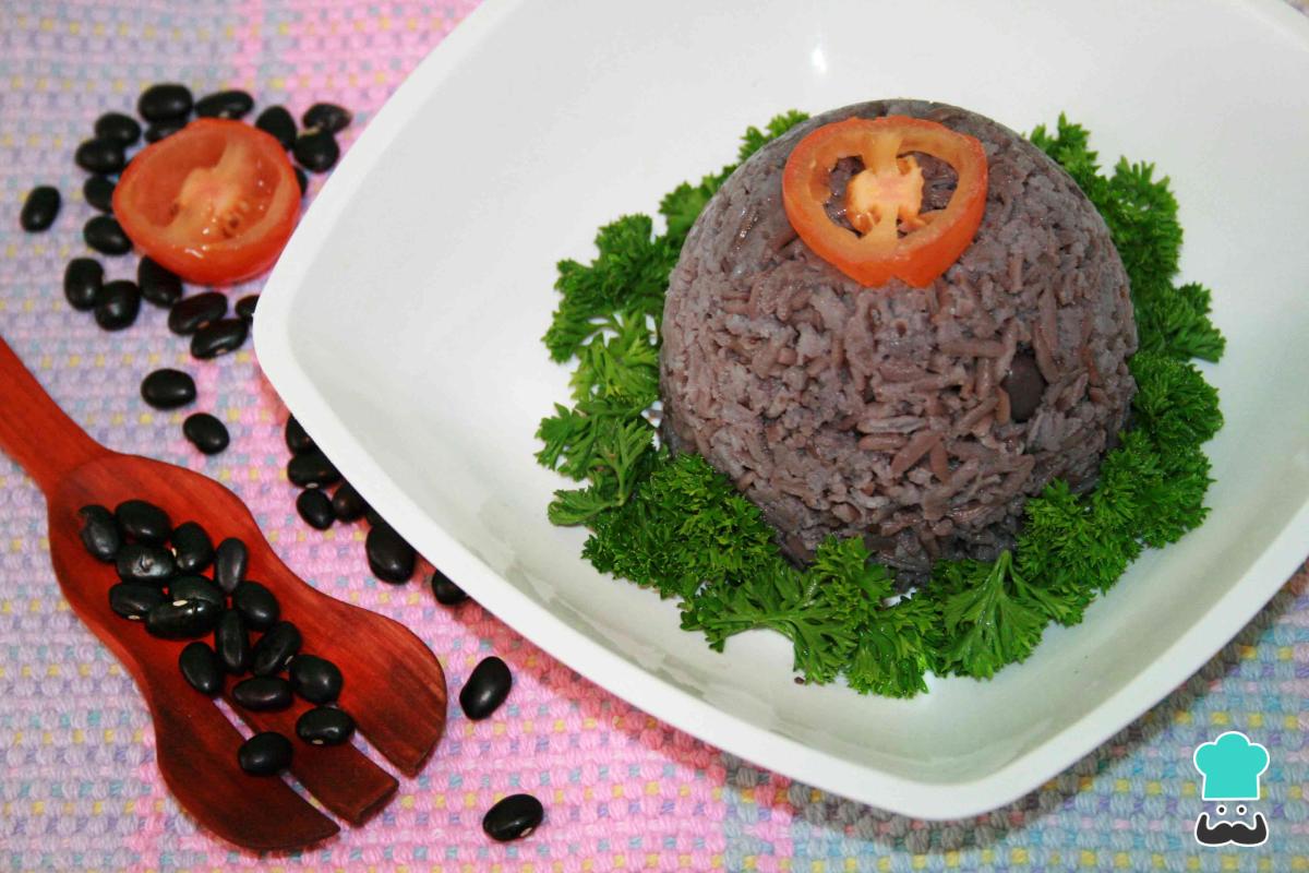 Receta de Arroz con caraotas negras